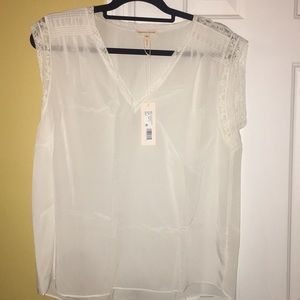 New Delicate white blouse Rebecca Taylor